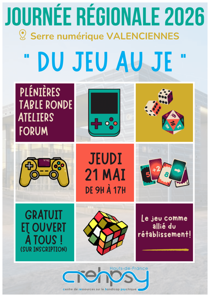 Journée régionale CREHPSY Hauts-de-France 2026 : « Du jeu au Je »