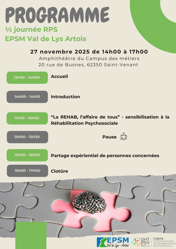 Demi-journée RPS de l'EPSM Val de Lys Artois 2